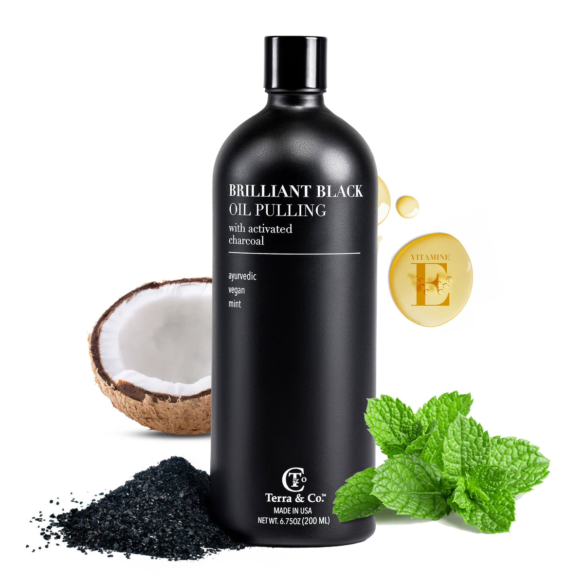 Brilliant Black® Oil Pulling Mouthwash